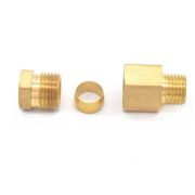 Фитинг для смазки LS-JS46A (LS-DRIVE; 4 мм – М6×0,75; 0°)